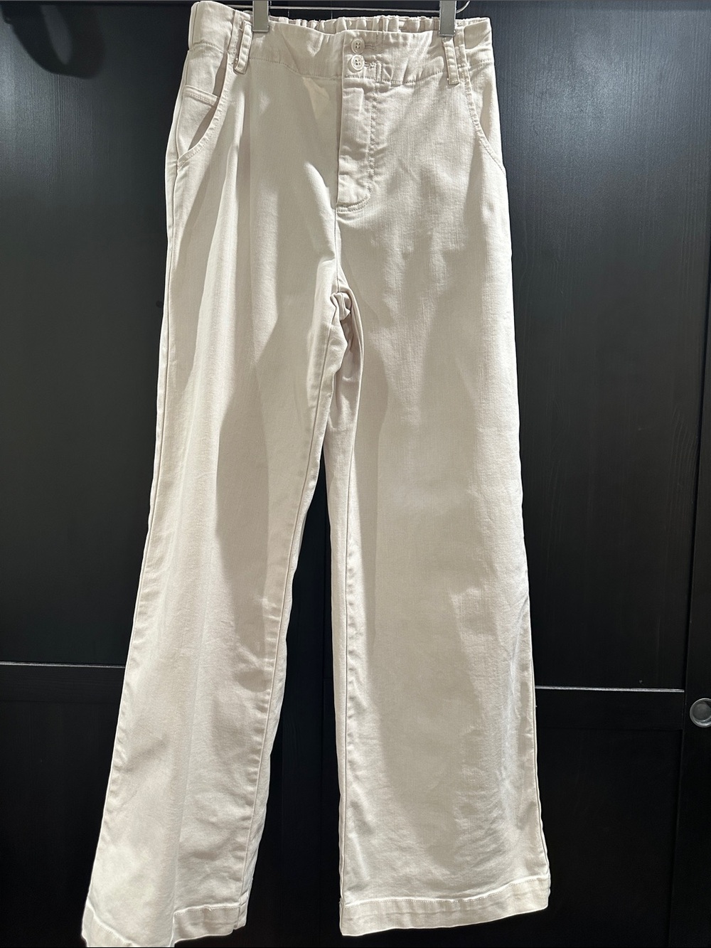 Young Fabulous & Broke Cream Wide-Leg Pants